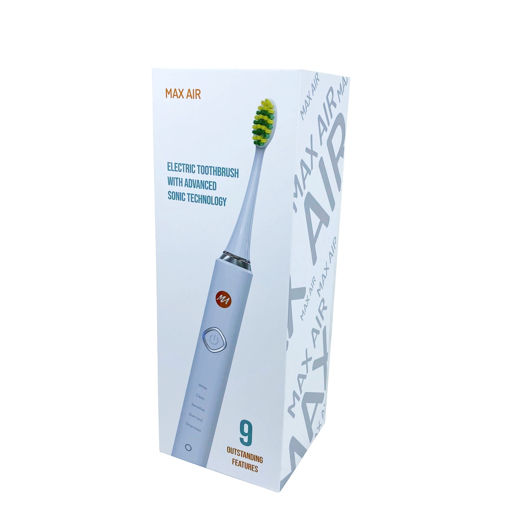 Ảnh Combo 01 bàn chải đánh răng điện MaxAir model MA004 kèm 04 đầu bàn chải thay thế và 01 hộp đựng bàn chải đi du lịch 2