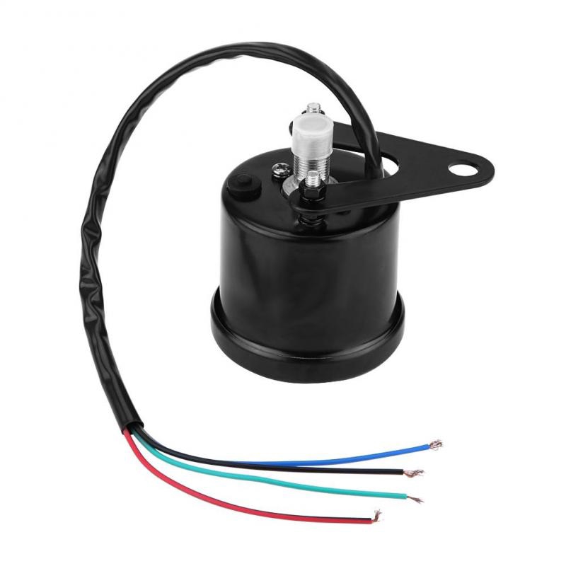 Đa Năng Xe Máy LED Kỹ Thuật Số Đồng Hồ Tốc Độ Máy Đo Tốc Độ Đồng Hồ Đo Mức Dầu Đồng Hồ Đen