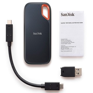 Ổ cứng di động External SSD Sandisk Extreme V2 E61 1TB USB 3.2 Gen 2 1050MB/s (Đen) - Phụ Kiện Nhất Tín