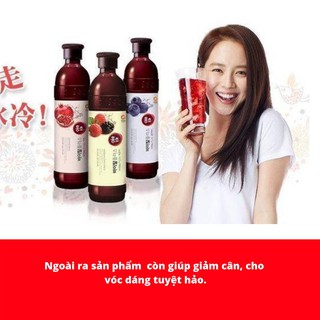 Giấm Lựu Giảm Cân\Nước Mâm Xôi(Phúc Bồn Tử) Ép Lên Men Hongcho Ofood Hàn Quốc Chai 500ml
