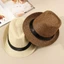 Mũ chống nắng MERIGGIARE Mũ băng đảng mùa hè Mũ rộng vành cao bồi Fedora