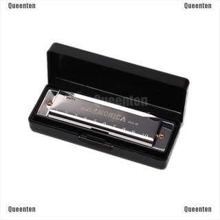 Queenten Kèn Harmonica 10 Lỗ Chuyên Dụng Cho Người Mới Bắt Đầu