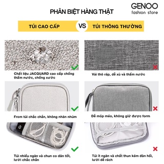 Túi Đựng Phụ Kiện Đựng Sạc Dự Phòng, Điện Thoại, Cáp Sạc, Tai Nghe Chất Liệu Cao Cấp Chống Nước
