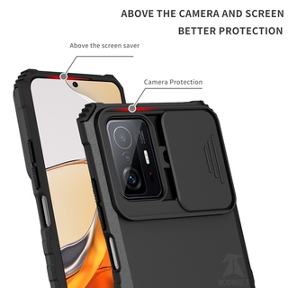 Ốp Điện Thoại Siêu Mỏng Chống Sốc Có Thanh Trượt Bảo Vệ Camera Cho Xiaomi 11T / 11T Pro / 11 Lite 5G NE / Redmi Note 10 Pro / 8 Pro