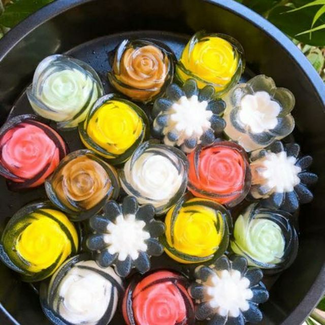 Set 10 khuôn silicon cupcake đổ rau câu, bánh flan, thạch khúc bạch ...