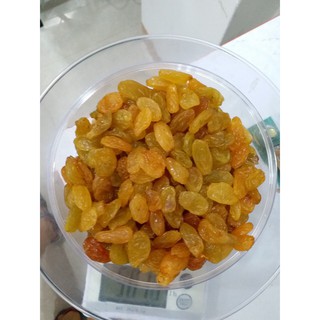 Nho khô vàng Ấn Độ loại 1(không đường) 100G