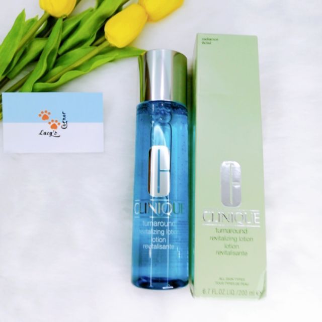 Nước cân bằng da Clinique Turnaround Revitalizing lotion 200ml Shopee