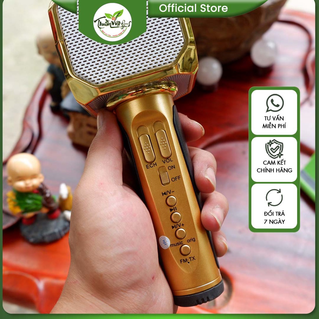 Mic Karaoke S10 khả năng thu âm tốt, độ vang dầy hát nhẹ nghe hay