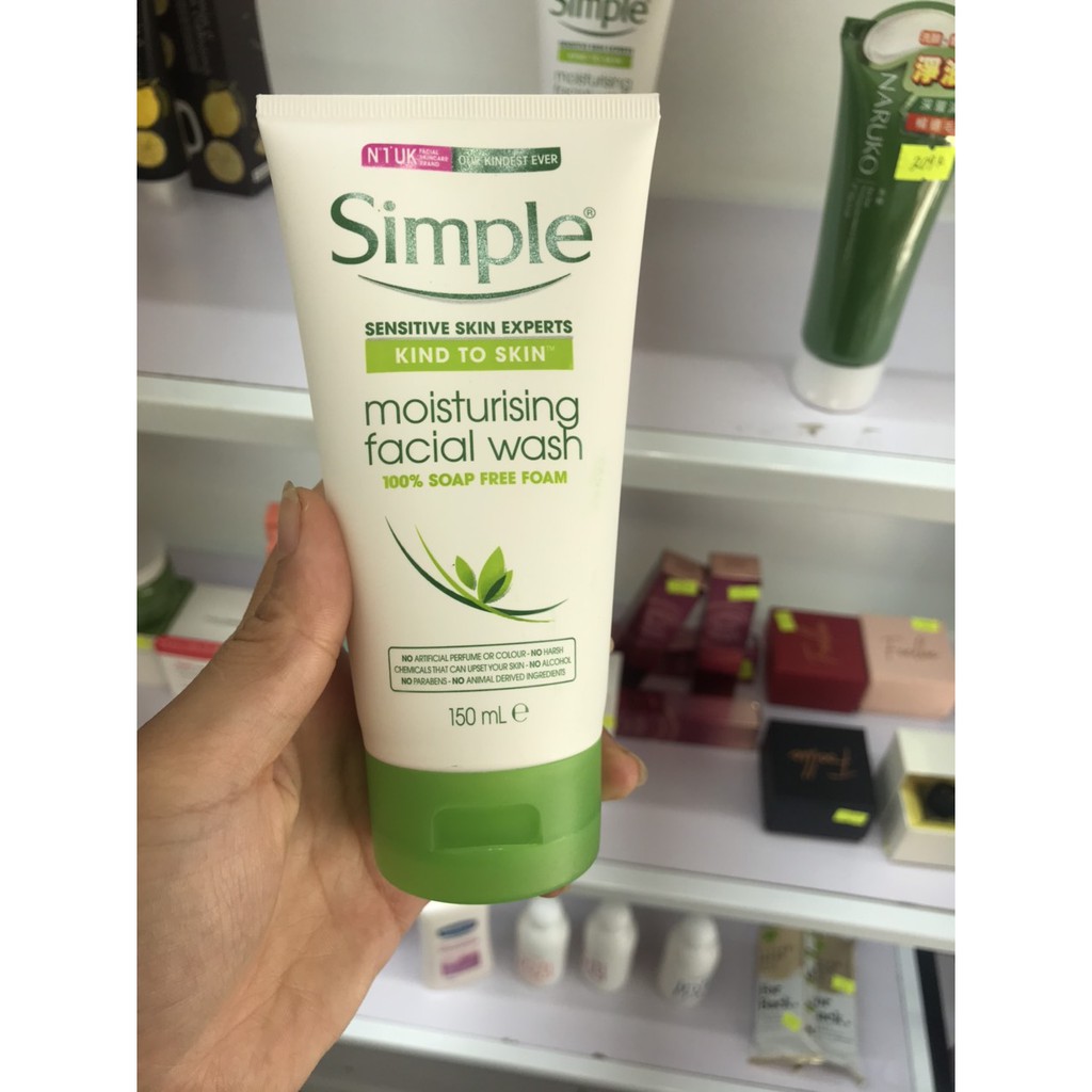 Sữa Rửa Mặt Simple cho da nhạy cảm | Shopee Việt Nam