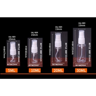 Set 3 Chai Xịt Phun Sương 20ML/30ML/50ML/100ML Đựng Nước Rửa Tay - Chai Chiết Mỹ Phẩm - Dụng Cụ Làm Đẹp