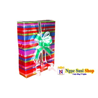 [CAO CẤP] HỘP QUÀ GIẤY KIẾNG CHỮ NHẬT 24cm + TẶNG KÈM NƠ - HỘP GÓI QUÀ TẶNG CỰC ĐẸP TIỆN LỢI