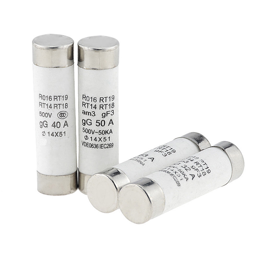 5 Vỏ Dài 14X51 Cầu Chì Gốm 32A 40A 50A 63A Fusible Enlace Cho RT18 R016 ...
