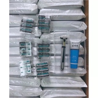 Dao cạo râu KÈM 36 đầu thay tiện lợi Tặng kèm tuýp kem cạo