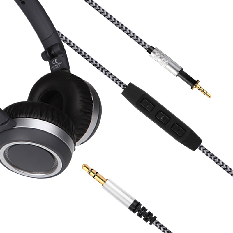 Dây cáp thay thế cho tai nghe AKG K450 K451 K452 K480 Q460 3.5mm Male sang 2.5mm Male HIFI -Audio