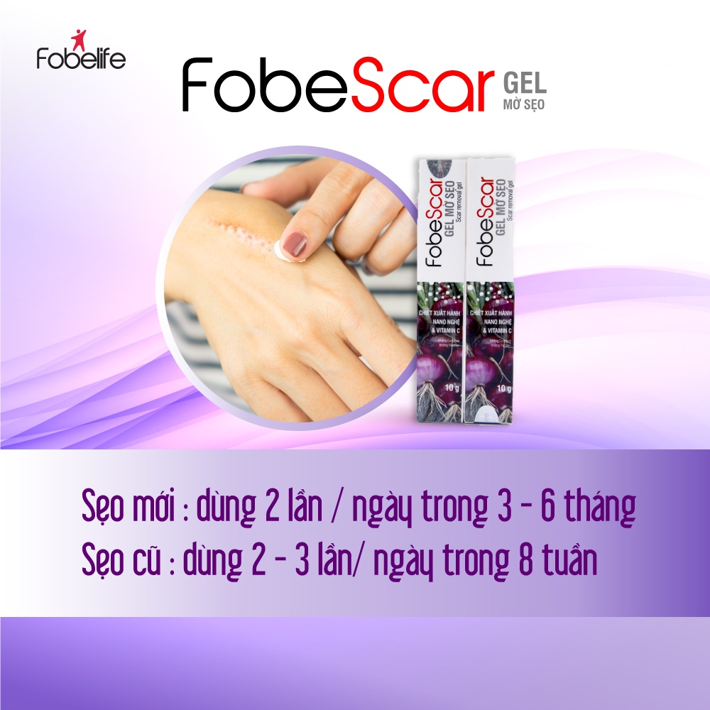 Gel Mờ Sẹo, Mờ Vết Thâm Fobe Scar N1 - Tuýp 10g