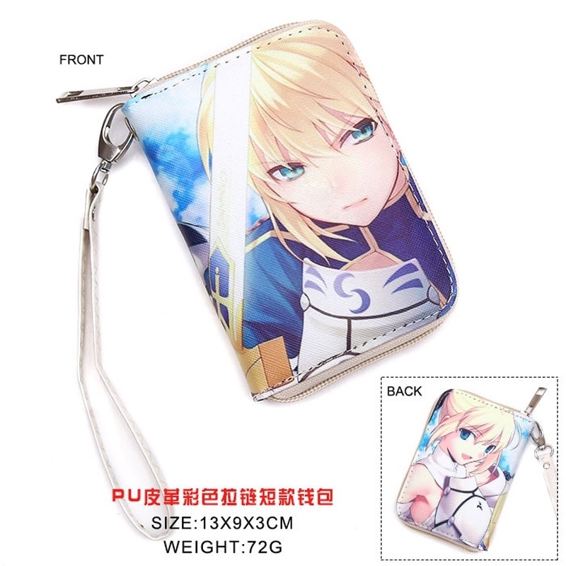 Anime Fate / Stay Night Sabre Ví ngắn Fate / Zero Anime Coin Purse Zip ...