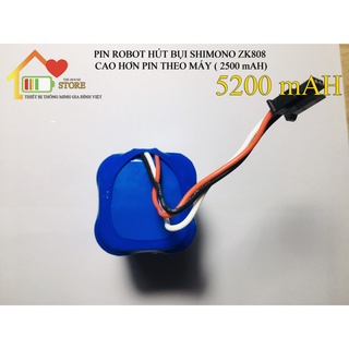 (DUNG LƯỢNG 5200 mAH) PIN  ROBOT HÚT BỤI SHIMONO ZK808  NÂNG CẤP CHÍNH HÃNG LG BẢO HÀNH 9 THÁNG