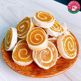 COMBO 4 bịch kẹo trái cây cuộn Senfarm các vị 250g/bịch