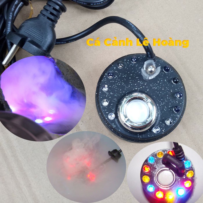 Máy tạo khói, phun sương mini cho bể cá, hòn non bộ, thác nước kèm 12 ...
