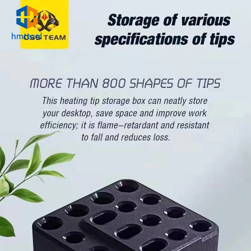 OSS W118 Hàn Đầu Sắt Hộp Bảo Quản Điện Thoại Dụng Cụ Sửa Chữa Giá Để Đồ Tua Vít Nhíp Hàn Đầu Sắt Lưu Trữ