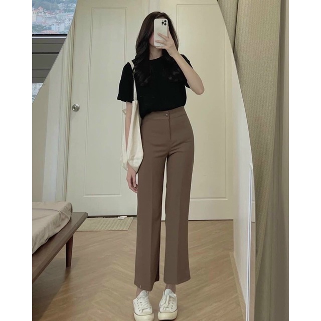 Quần ống suông trẻ trung mã Q66