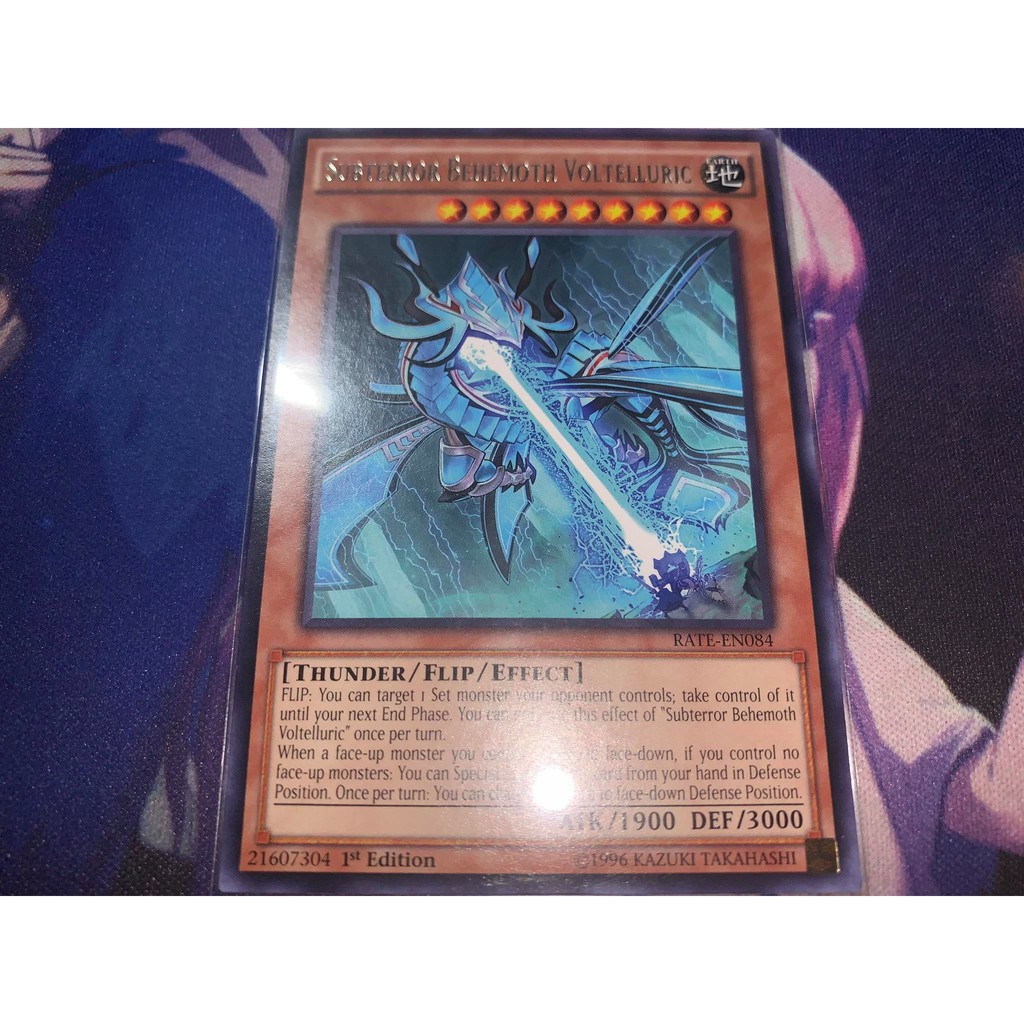 Raging Tempest Unlimited Edition Subterror Behemoth Voltelluric – Yu-Gi ...