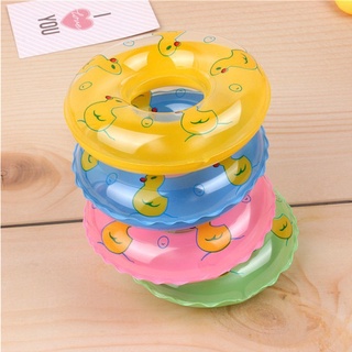 Đồ chơi phao bơi bơm hơi mini họa tiết vịt vàng dễ thương cho bé