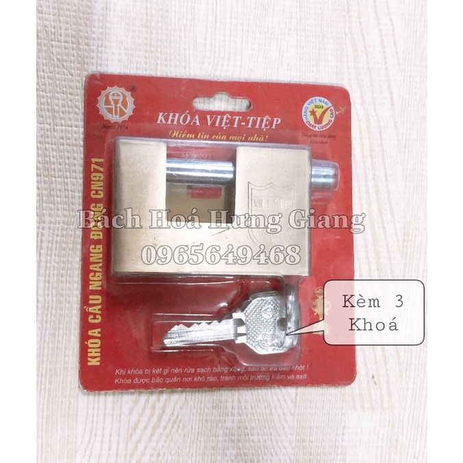 Khoá Chống Cắt VIỆT TIỆP CHÍNH HÃNG Kèm 4 Khoá (Ảnh Thật)