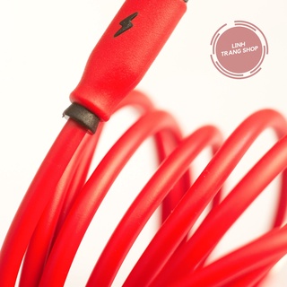 Cáp Sạc USB 3A Chất Liệu Silicone Mềm Dẻo (Bảo Hành 1 Năm)