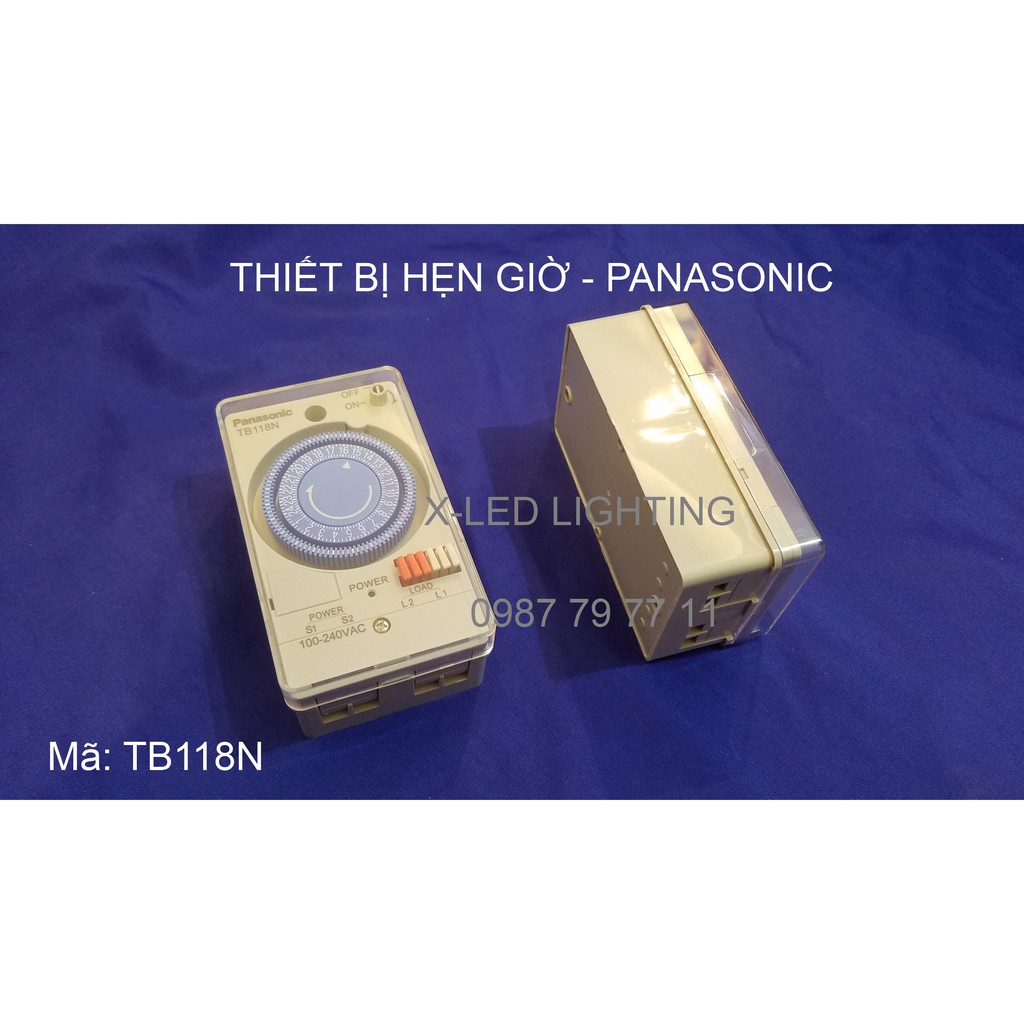 [X-LED] Đồng hồ hẹn giờ - Timer cơ - Rơ-le thời gian - Panasonic TB118N ...