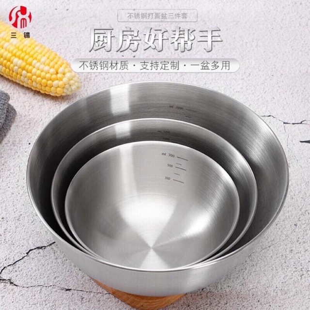 Bộ bát inox ikea | Shopee Việt Nam