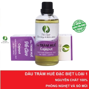 Dầu Tràm Huế Đặc Biệt Loại 1 cho bé 100ml phòng nghẹt mũi, sổ mũi, xông mẹ, tắm bé, có giấy kiểm nghiệm, an toàn cho bé