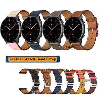 Dây Đeo Bằng Da 22mm Cho Đồng Hồ Thông Minh Huami Amazfit GTR 4 3 / 2e / 2 / 47mm GTR3 Pro