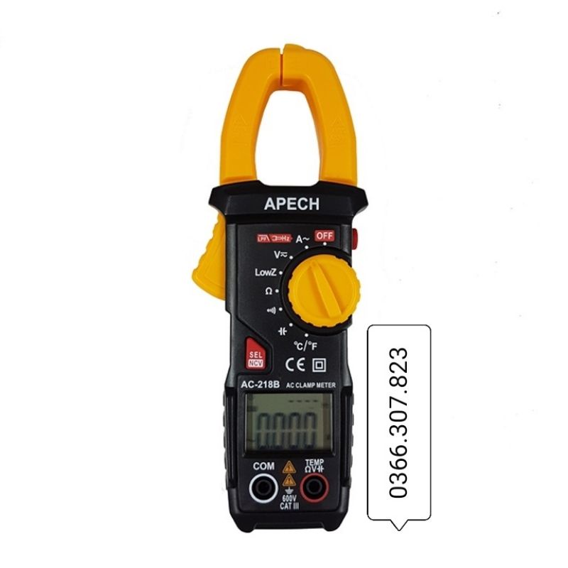 APECH AC-218B Ampe kìm đo dòng AC (600A) | Shopee Việt Nam