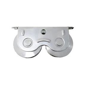 Bánh xe đôi cổng lùa UV80, bánh xe dùng được cho cả ray V và Ray U