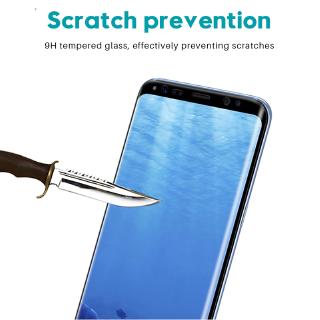 Kính cường lực bảo vệ toàn màn hình viền cong 9D cho Samsung Galaxy Note 8 9 S9 S8 Plus A8 2018