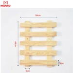 Kệ gỗ treo tường trang trí ban công nhiều tầng để cây cảnh chất liệu gỗ thông nhập khẩu thiết kế độc đáo MEDOGO KBC-04 — ảnh 6