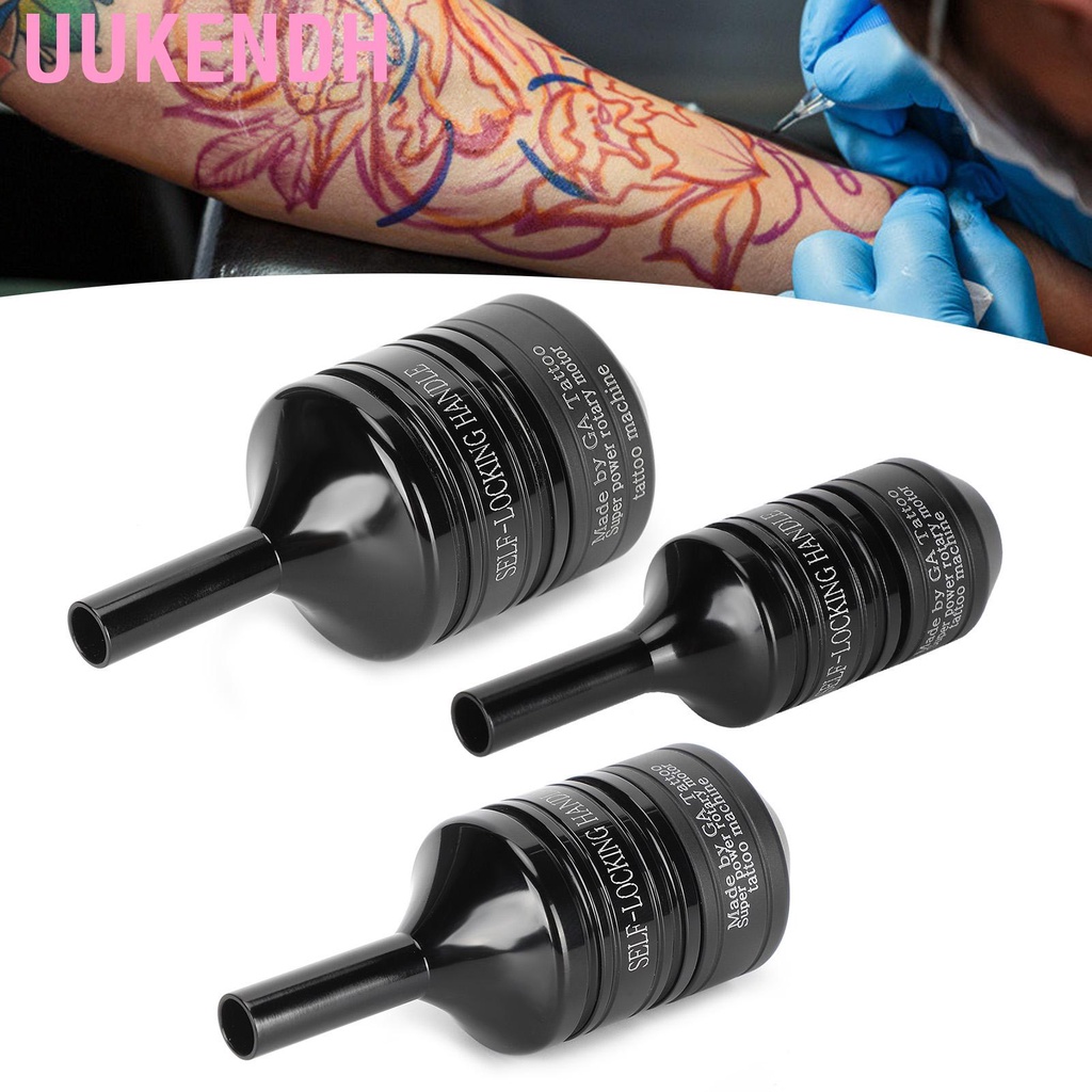 Uukendh Khắc Máy Xăm Tự Khóa Tay Cầm Có Thể Điều Chỉnh Chống Trơn Trượt Màu Đen