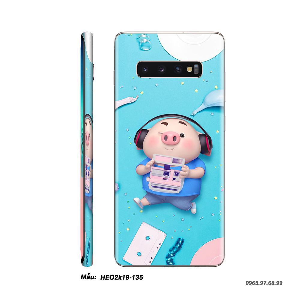 Miếng dán skin cho các dòng điện thoại Samsung S8 Plus - S9 Plus - S10 Plus - S20 Plus in hình cực đáng yêu