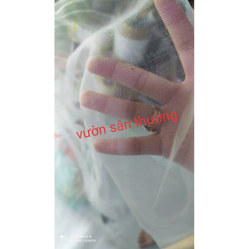 Lưới Mùng Bắt, Chắn Côn Trùng Hại Rau Vườn Khổ 1m8, Dài tùy Chọn, Lỗ Nhỏ, Chắc, Nhẹ, Có Thể Dùng Phơi Lúa, Bắt Muỗi