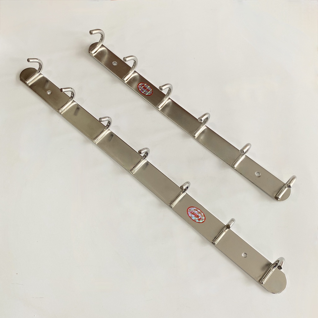 Móc Treo Quần Áo 100% Inox - Móc Treo Nhà Tắm 100% Inox - Mã SP: MOCINOXTREODO6MOC