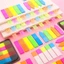 GREA 100 Tờ Memo Pad Dấu Trang Nhãn Văn Phòng Phẩm Điểm Chìa Khóa Mới Lạ Paster Sticker