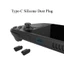 Bộ điều khiển trò chơi BTM Cắm bụi Bảng điều khiển trò chơi Thumbstick Cap Dust Net Miếng dán bảo vệ Bộ phụ kiện