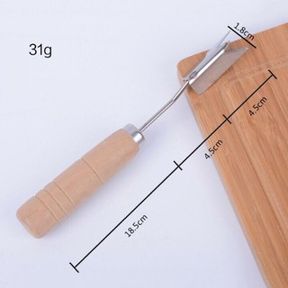 DỤNG CỤ GỌT MẮT DỨA CHỮ V SIÊU TỐC CÁN GỖ