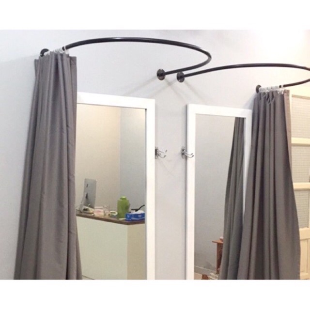 Vòng thử đồ,khung treo thử đồ,rèm thử đồ cho shop VNS - | Shopee Việt Nam