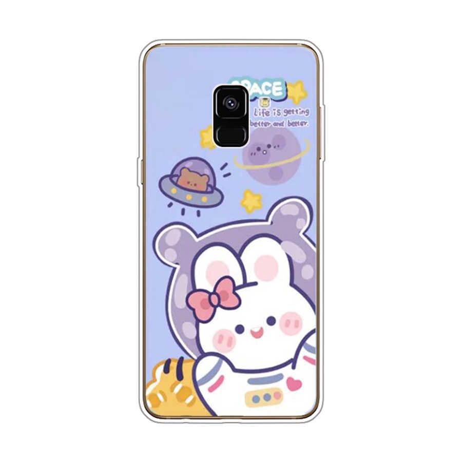Ốp Điện Thoại TPU Dẻo In Họa Tiết Độc Đáo Thời Trang Cho Samsung Galaxy A8 plus 2018 A6 2018 plus