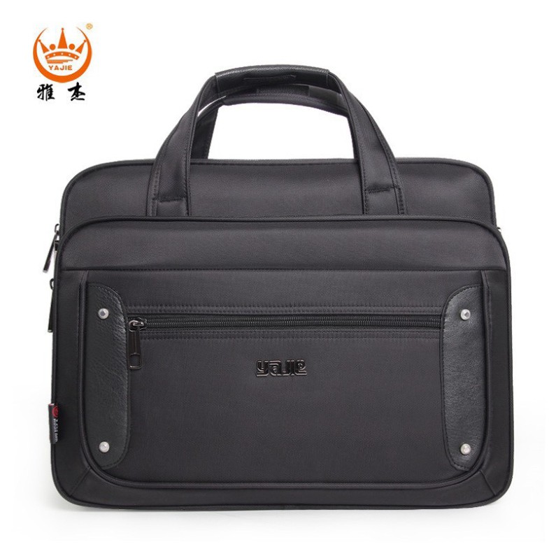 free ship Túi xách cặp công sở đựng laptop 17inch YAJIE T07 mã 6606 (Đen)