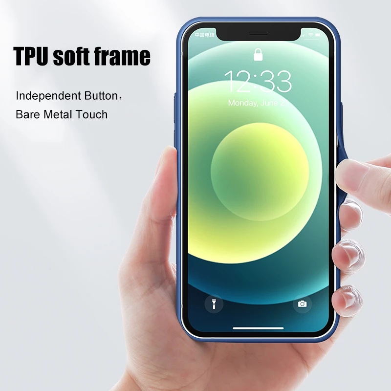 Ốp điện thoại nhám chống sốc cho iPhone 11 Pro 7 8 6 6s Plus X Xs Max Xr SE 2020 SE2