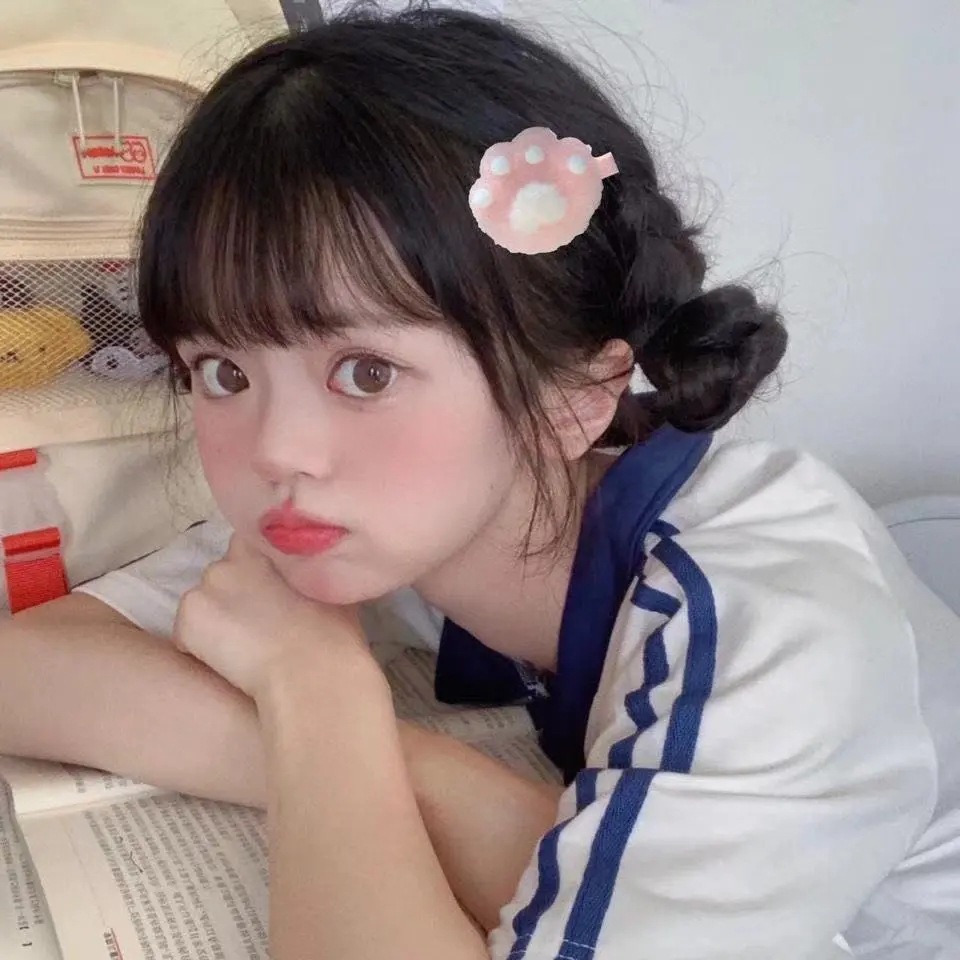 MIAOYA Kẹp Tóc Hình Móng Vuốt Mèo Bằng Lông Nhung Dễ Thương Xinh Xắn