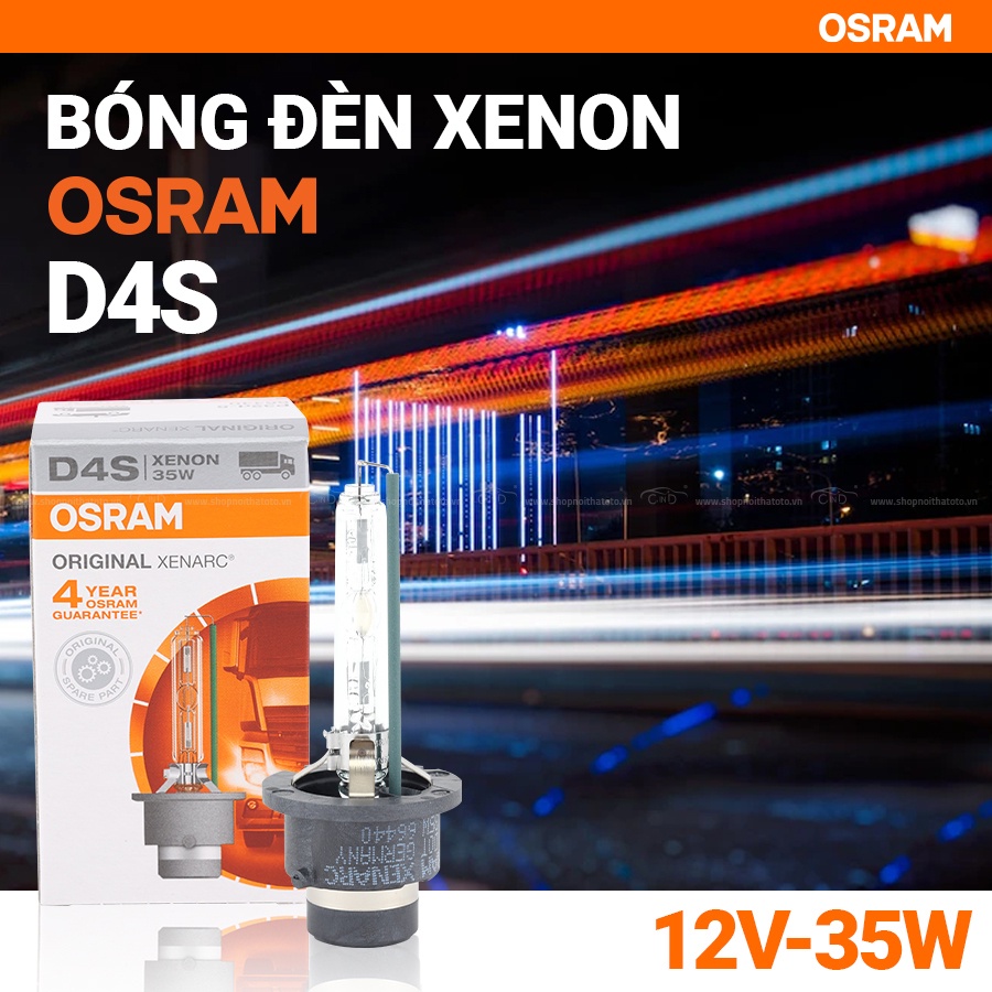 Bóng Đèn Xenon OSRAM Original D4S 66440 12V 35W
